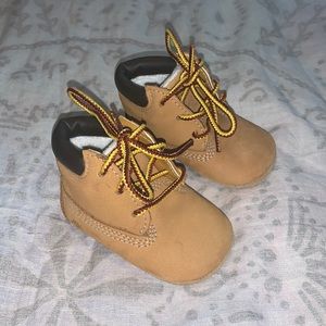Timberland Baby Booties Wheat Tan Sz 0